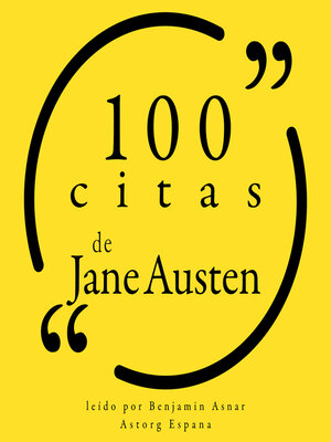 cover image of 100 citas de Jane Austen